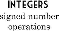 integers